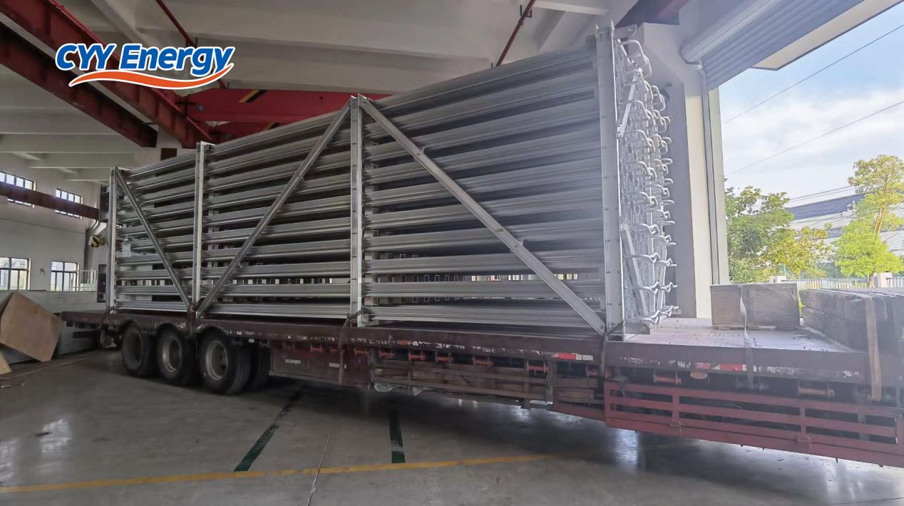 Nine sets of large vaporizers (5000Nm3/h) manufactured by CYY have been successfully finished and delivered.